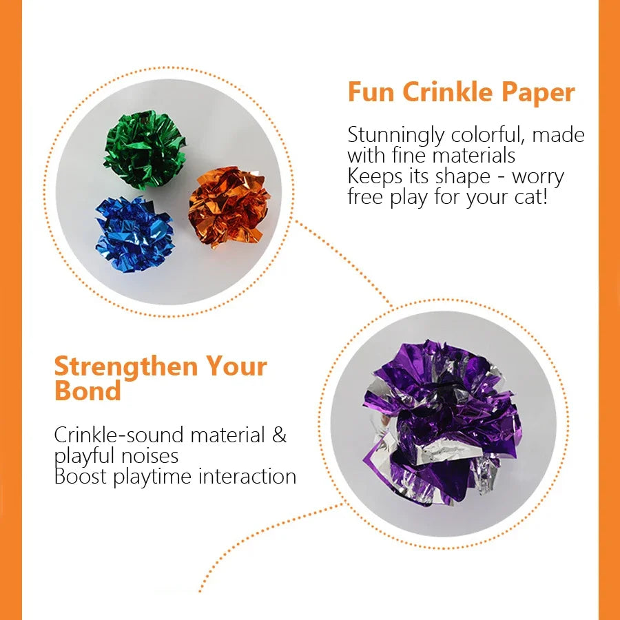 Crinkle Paper Play Balls