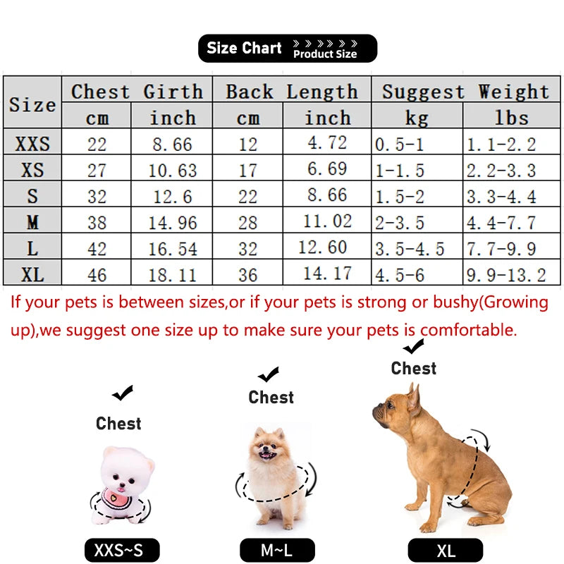 Flannel Puffer Vest for Tiny Pets