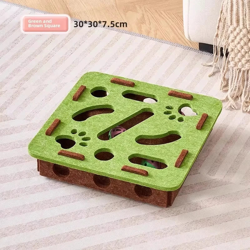 Felt Puzzle Box with Play Balls