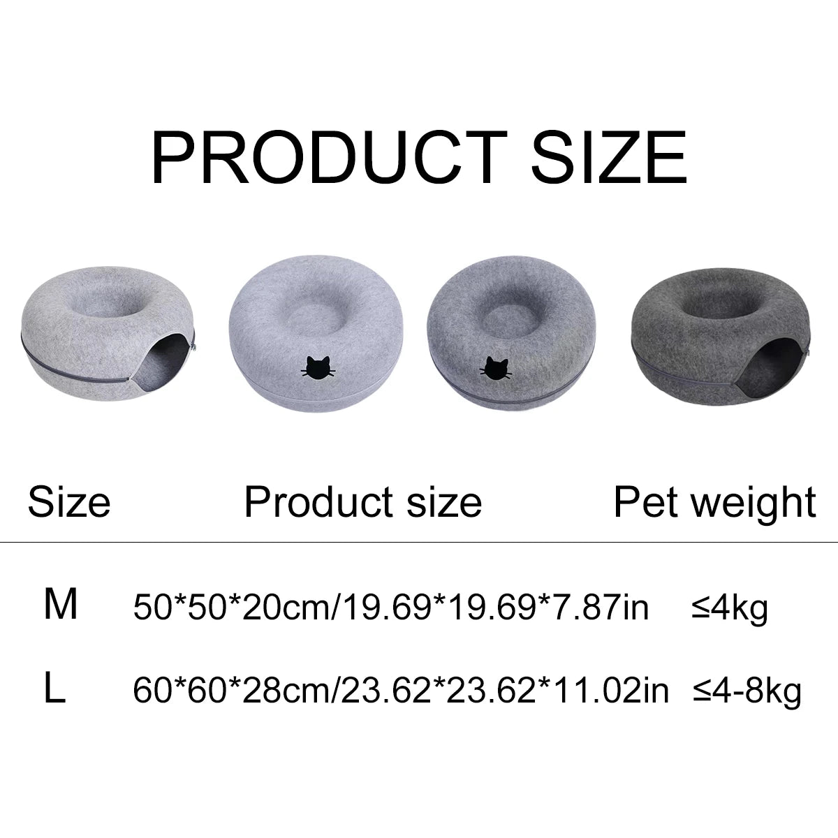 2-in-1 Felt Donut Cave