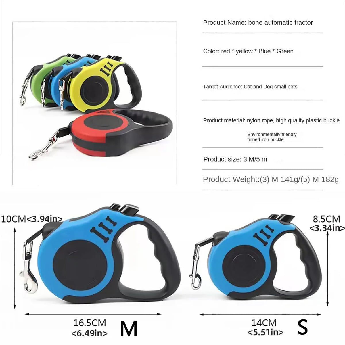 Retractable Lead (3m / 5m)