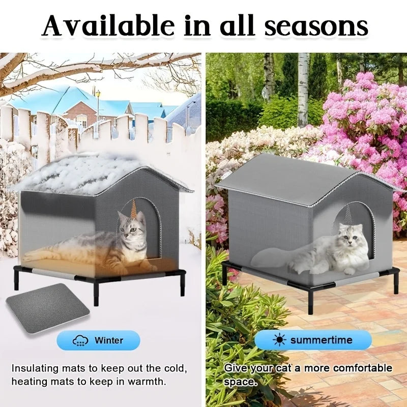 Foldable Outdoor Cat Shelter