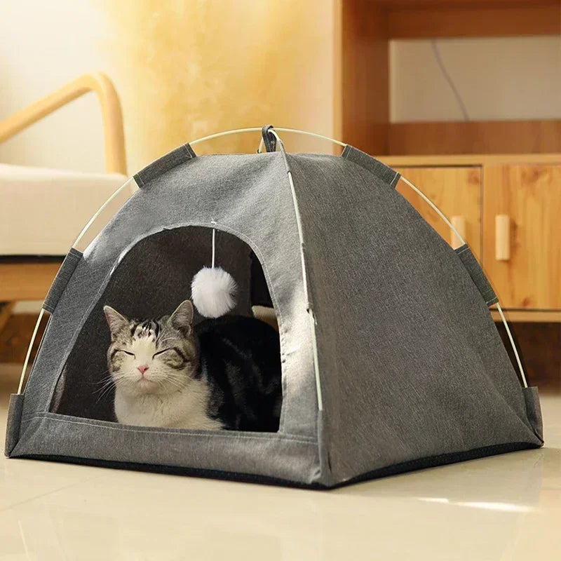 Canvas Tent Cat House
