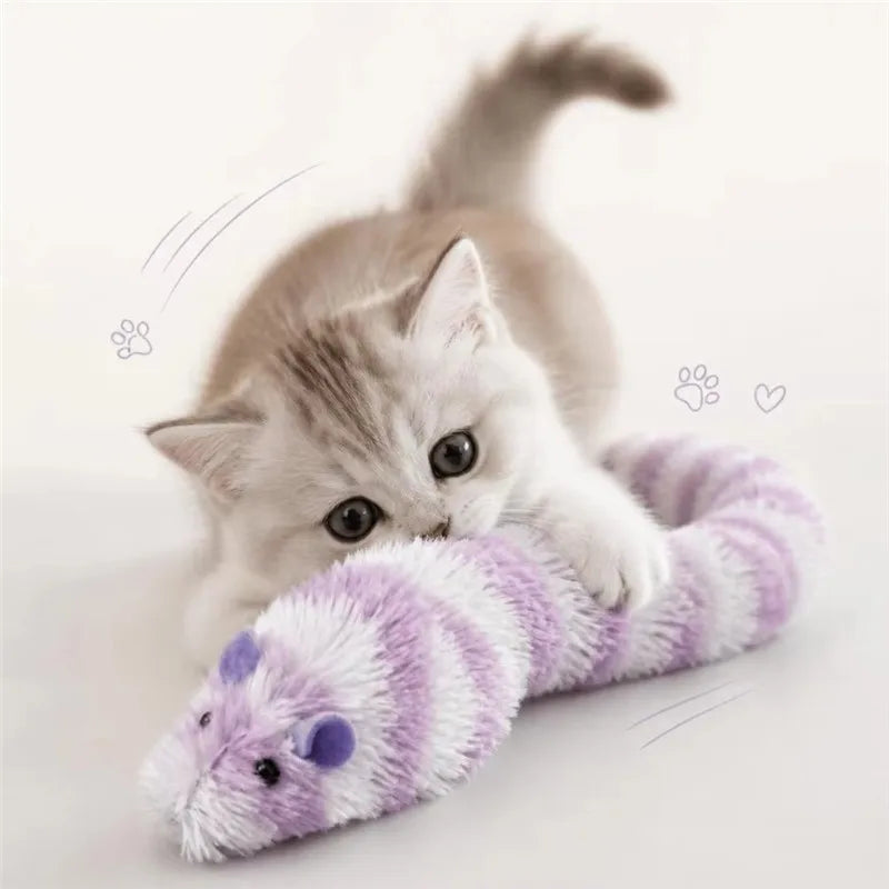 Squeaky Plush Mouse