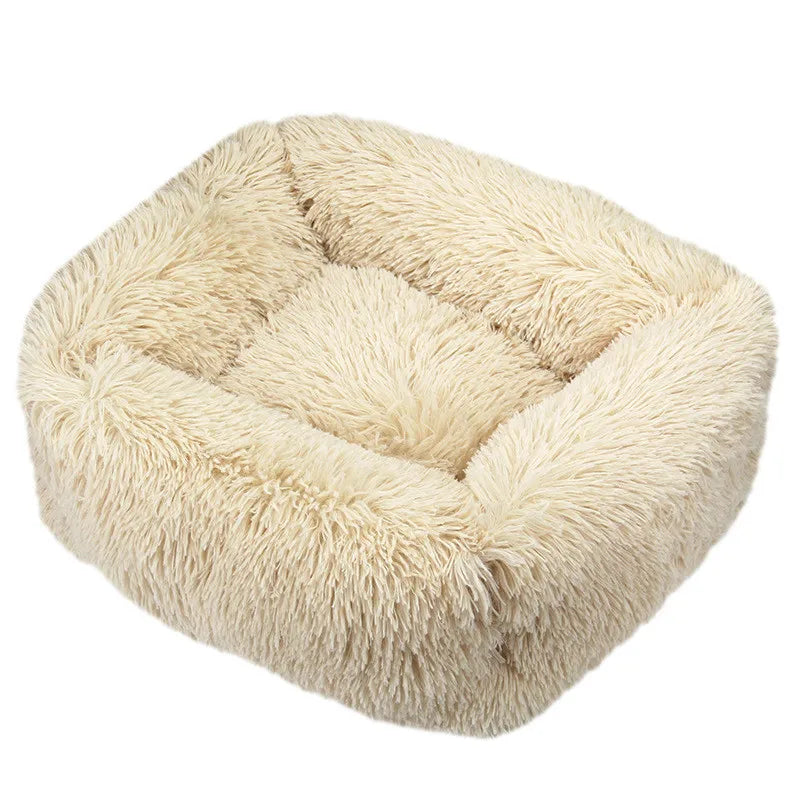 Square Long-Plush Dog Bed