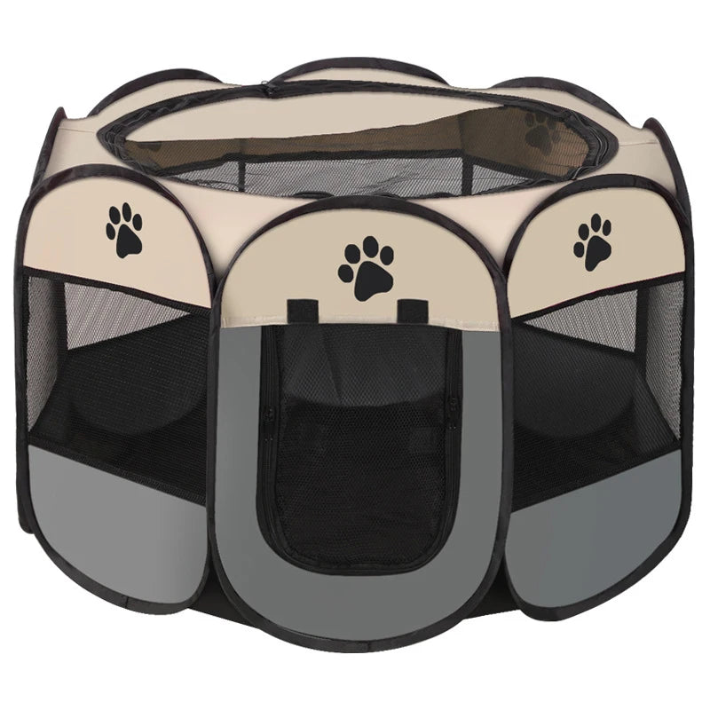 Octagonal Pop-Up Pet Tent