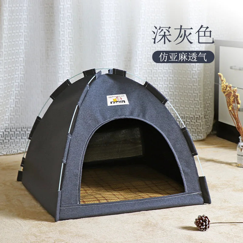 Canvas Tent Cat House