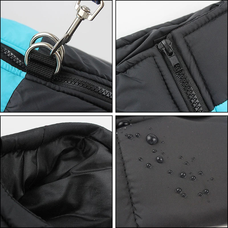 Padded Winter Vest for Large Dogs