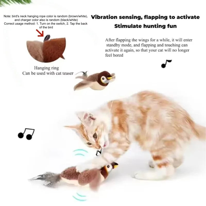 Touch-Activated Flapping Bird