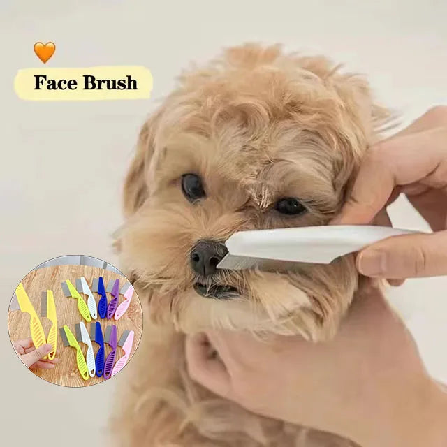 Fine-Tooth Stainless Grooming Comb
