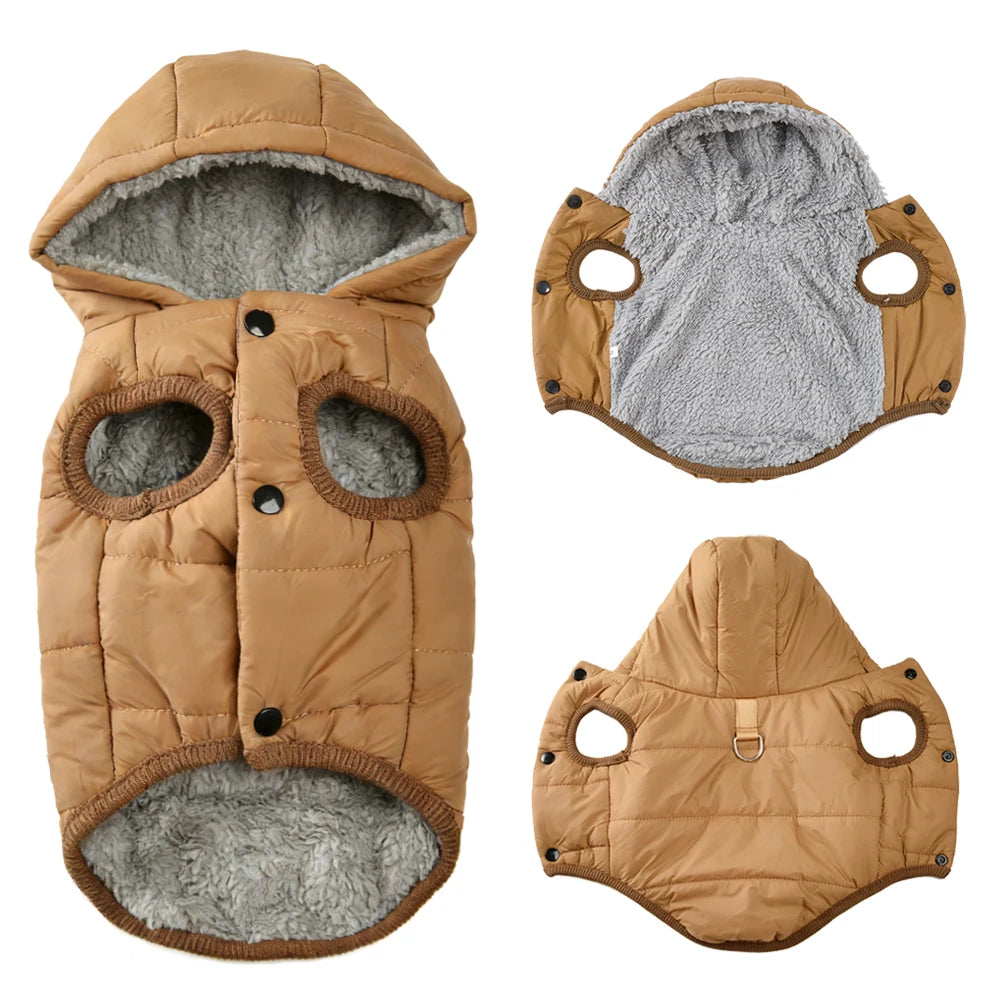 Fleece-Lined Parka with D-Ring