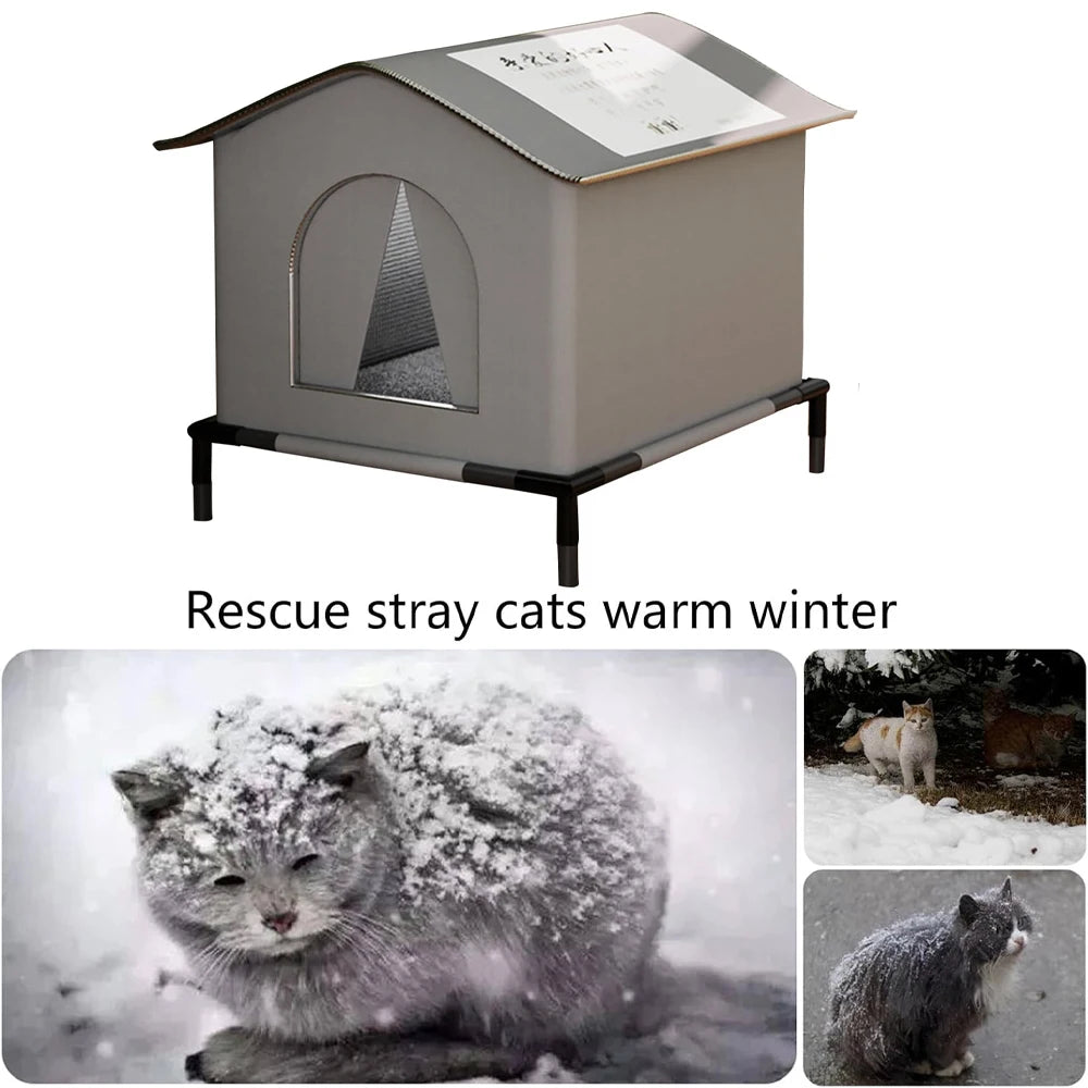 Foldable Outdoor Cat Shelter