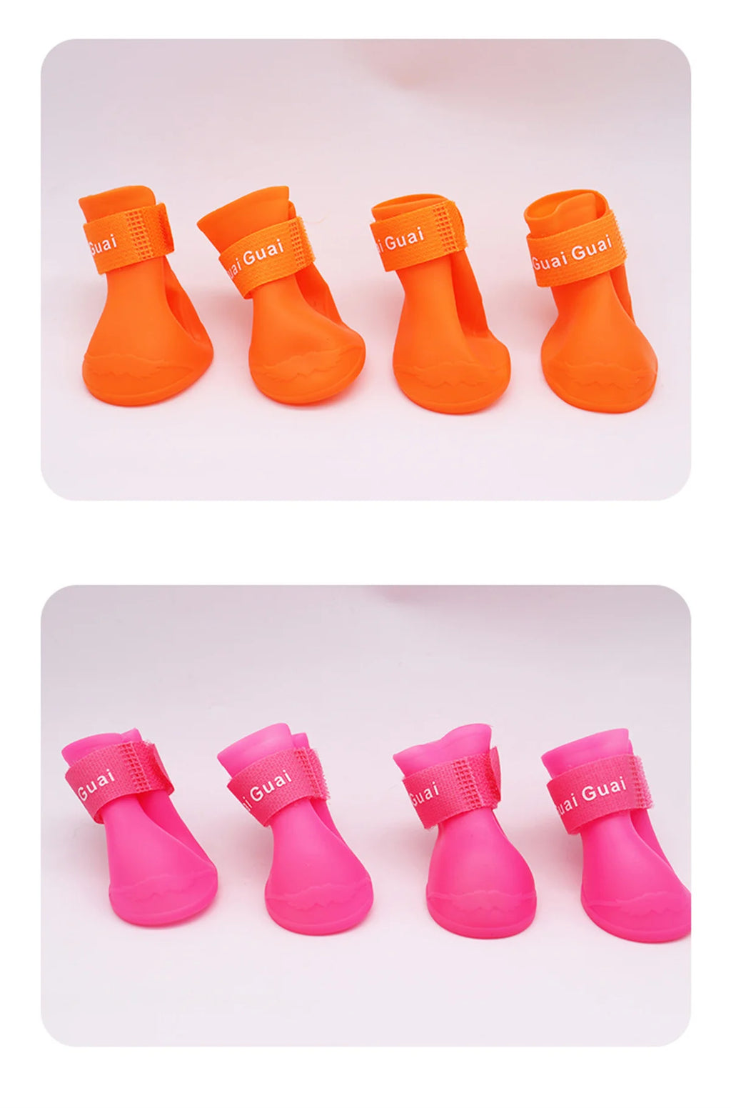 Rubber Rain Boots (Set of 4)