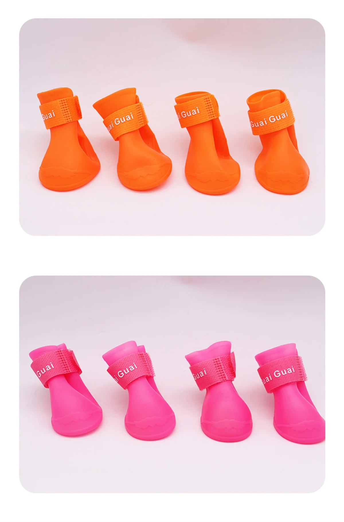 Rubber Rain Boots (Set of 4)
