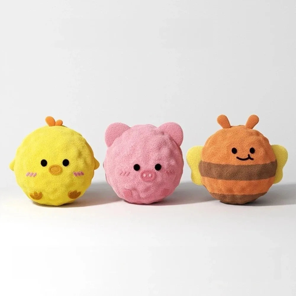 High-Bounce Squeaky Character Ball