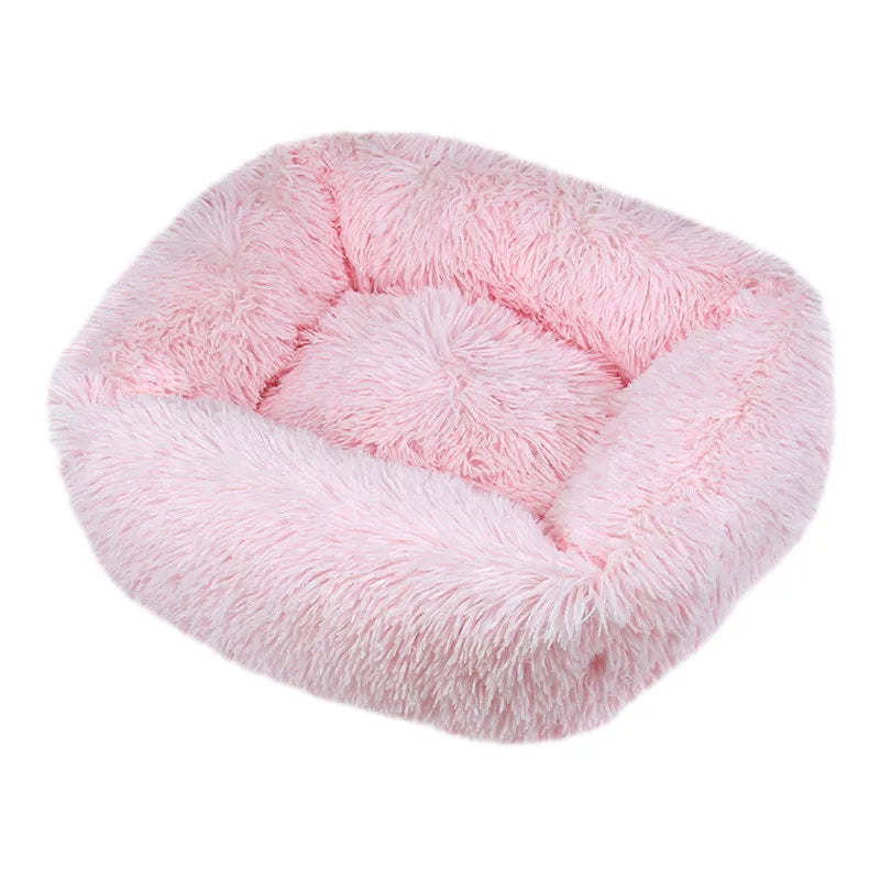 Square Long-Plush Dog Bed
