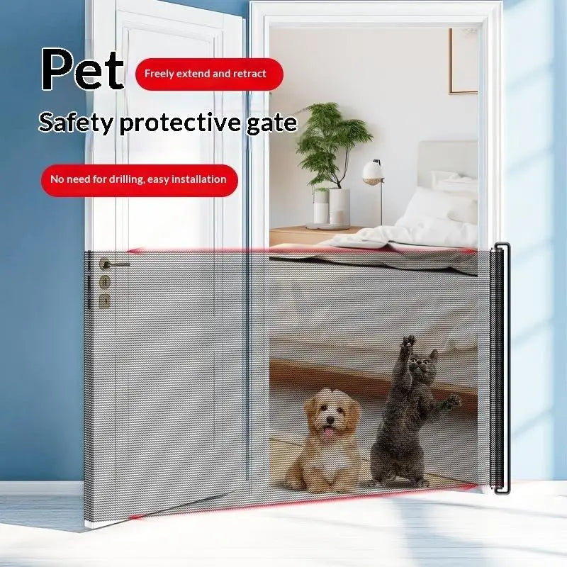 Retractable Mesh Pet Gate