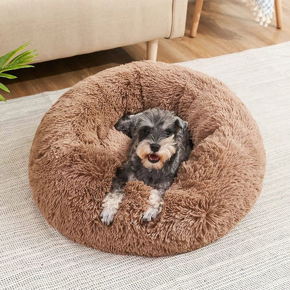 Plush Round Donut Bed (6 Sizes)