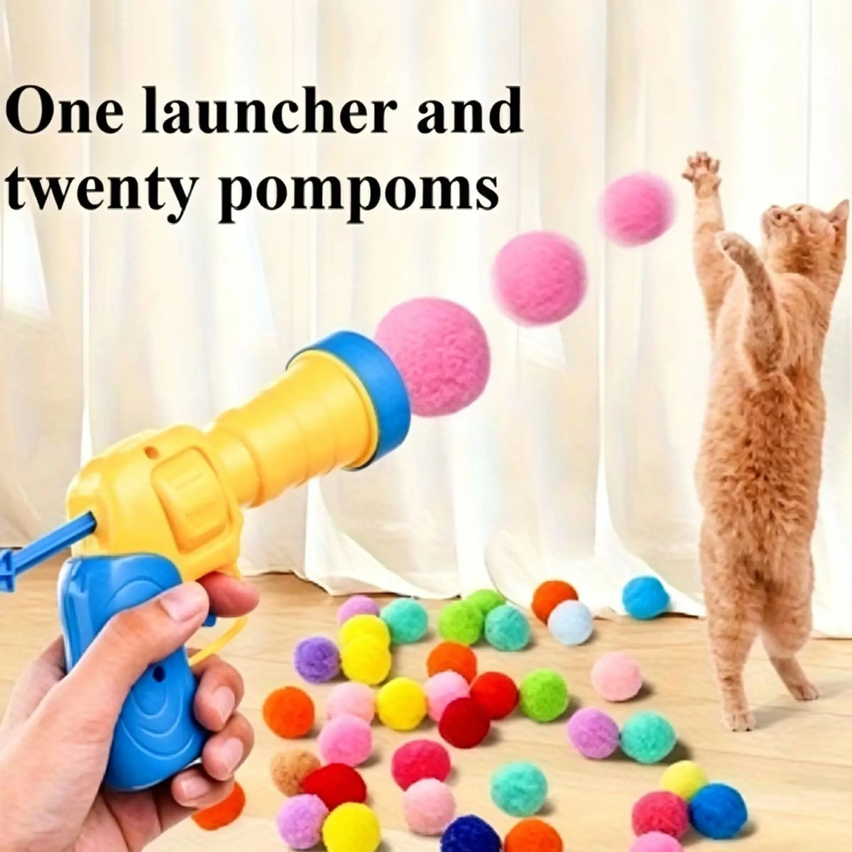 Plush Ball Launcher Set (21 Pieces)