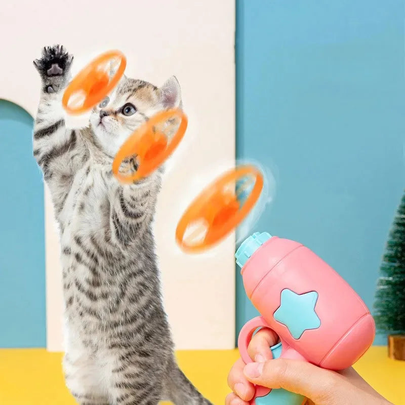 Mini Disc Launcher Cat Toy