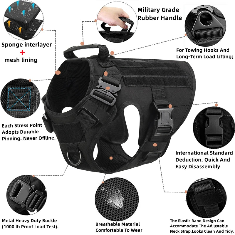 Tactical MOLLE Harness Set