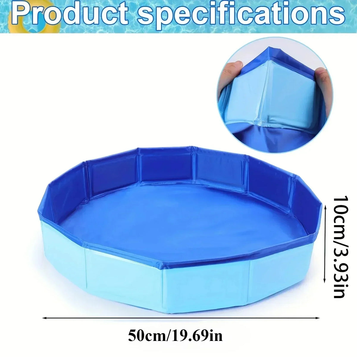 Foldable Dog Paddling Pool