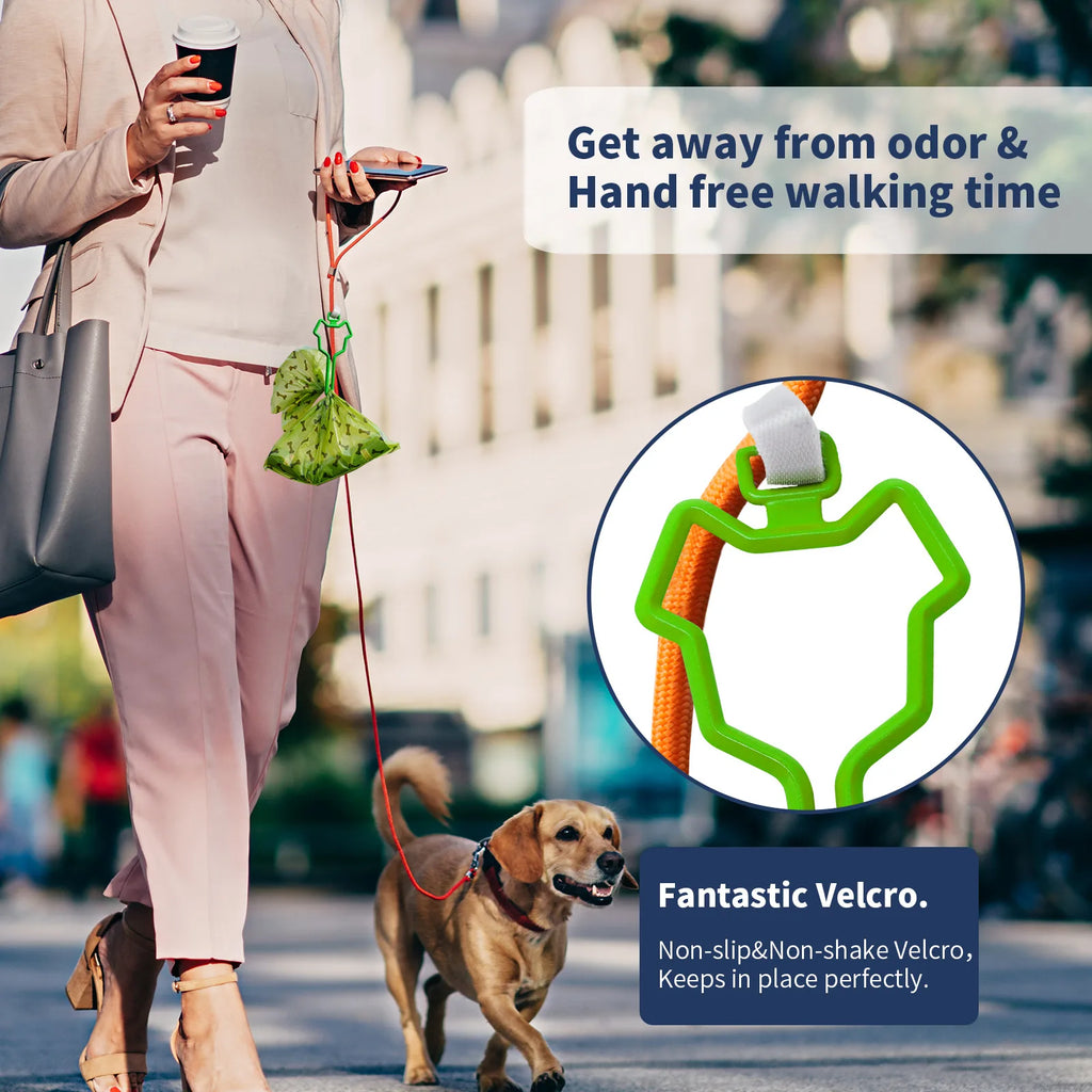 Hands-Free Lead Poo Bag Holder