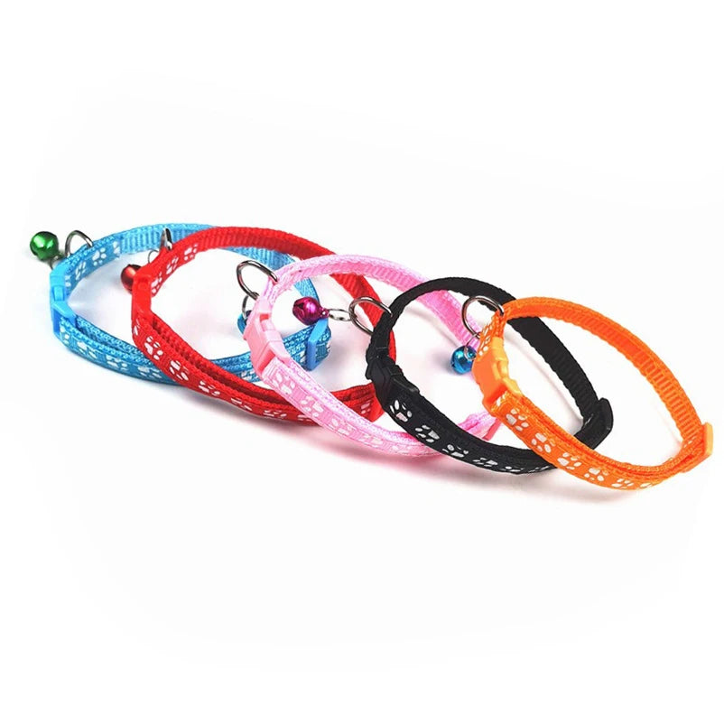Patterned Cat Collar with Bell
