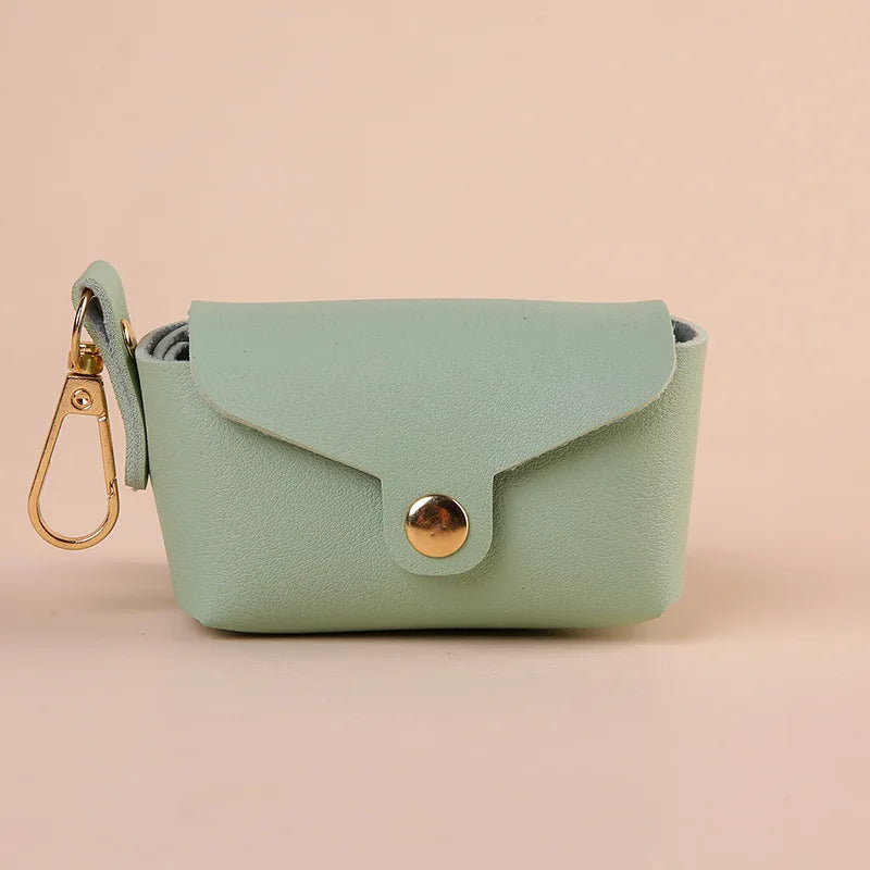 Faux Leather Poo Bag Holder