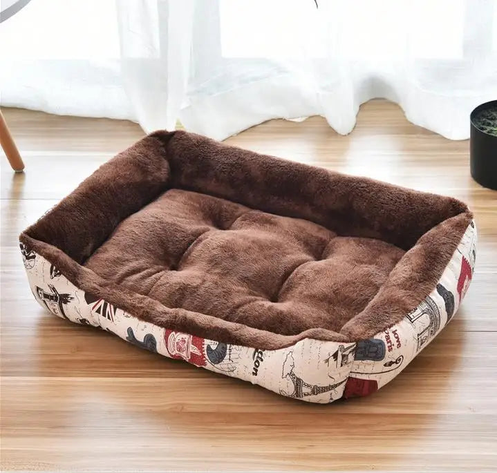 Breathable Cotton Kennel Bed