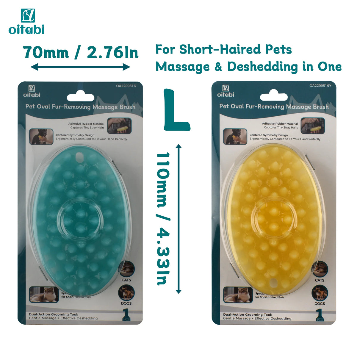 Soft Rubber Wet & Dry Brush