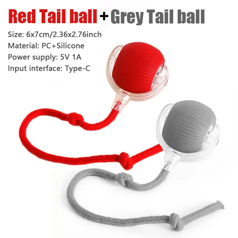 Rolling Ball with Mouse Tail