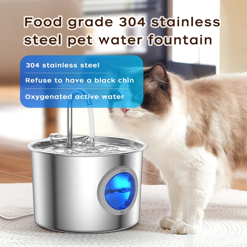 Large Stainless Fountain (2.2L–4L)