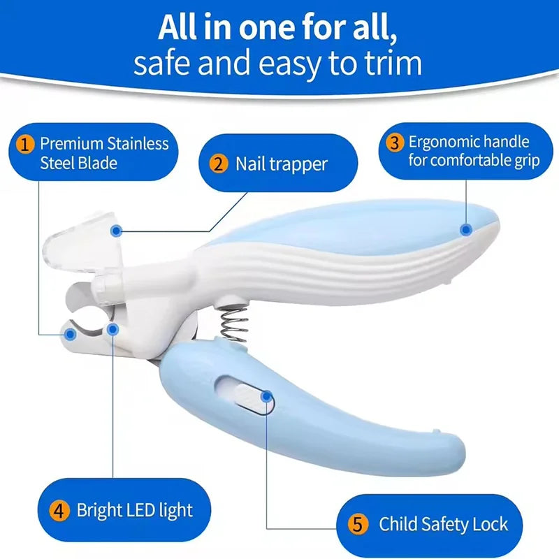 LED Nail Clipper with Safety Guard