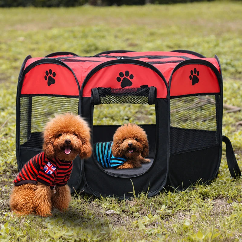 Octagonal Pop-Up Pet Tent
