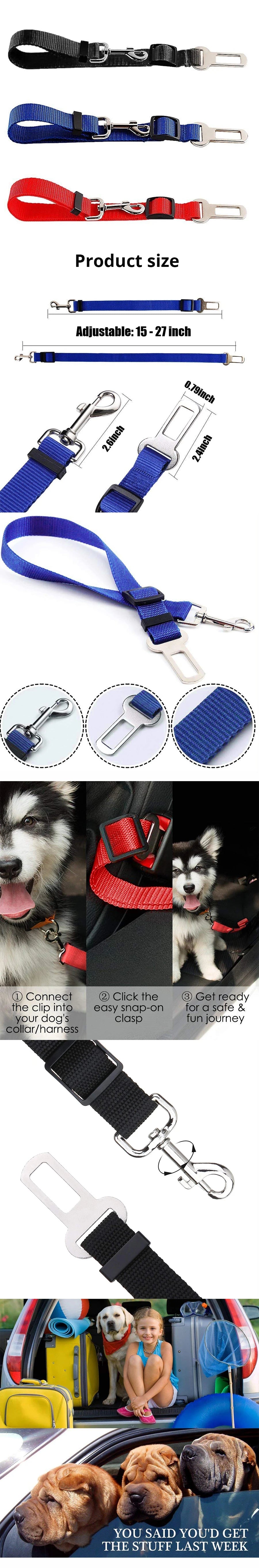 Car Seat Belt Lead with Clip