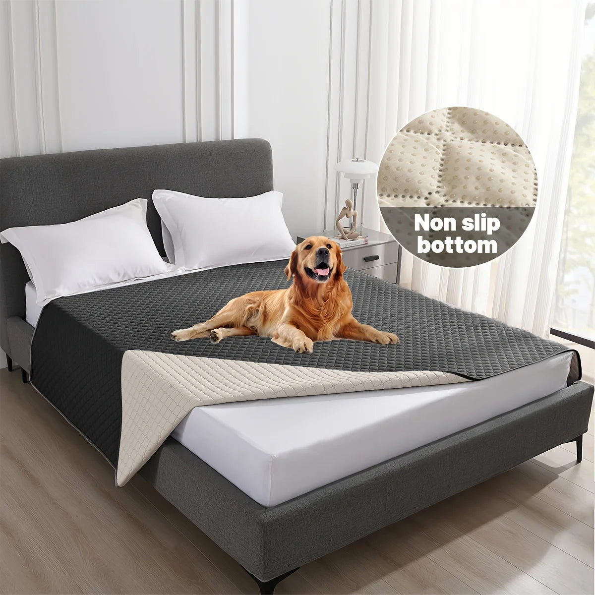 Non-Slip Sofa & Bed Protector
