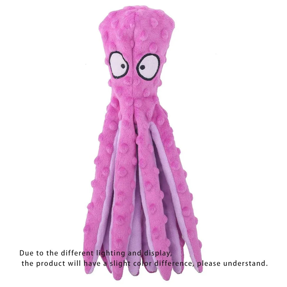 Crinkle Octopus Squeaky Plush