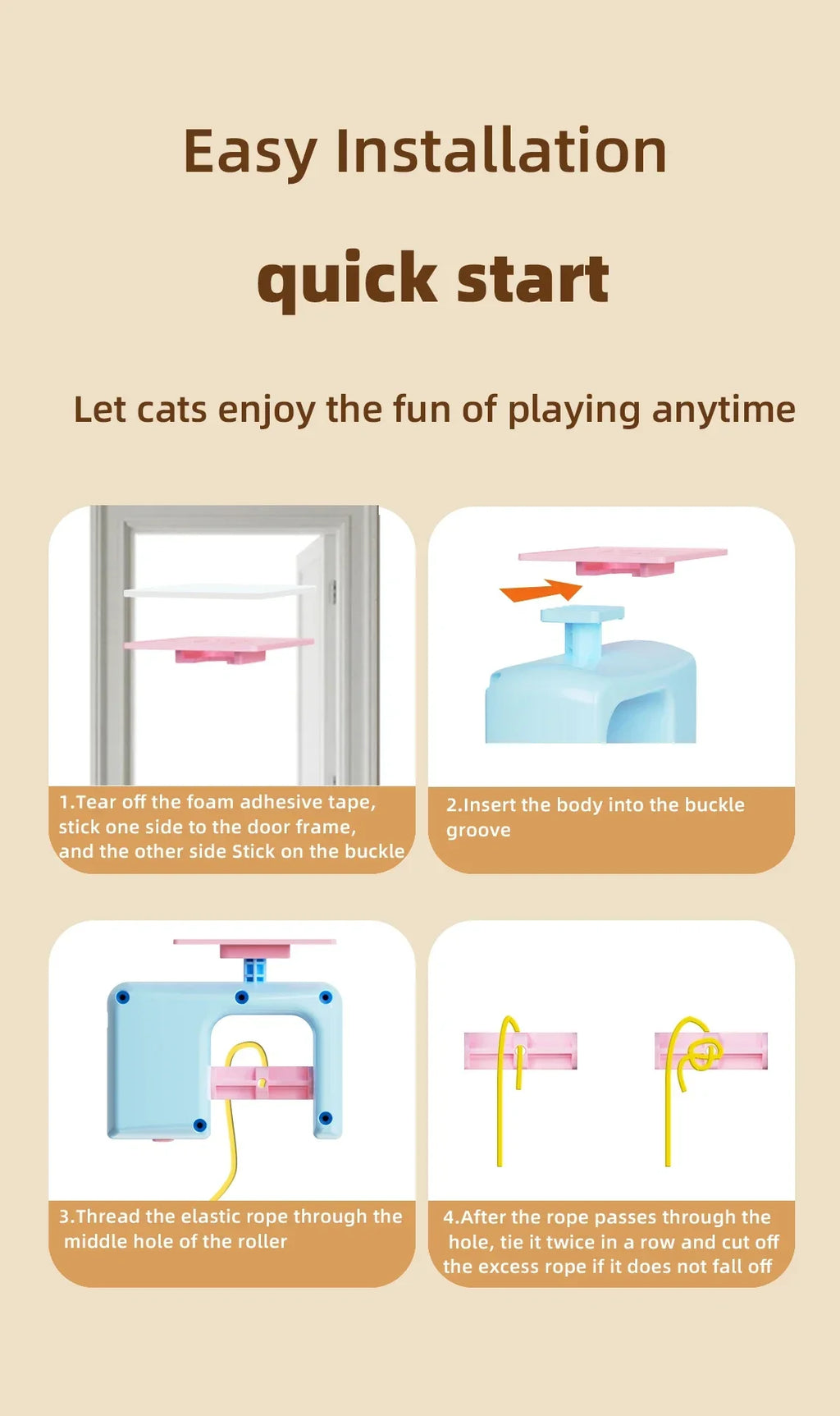 Door-Hanging Flying Bird Toy
