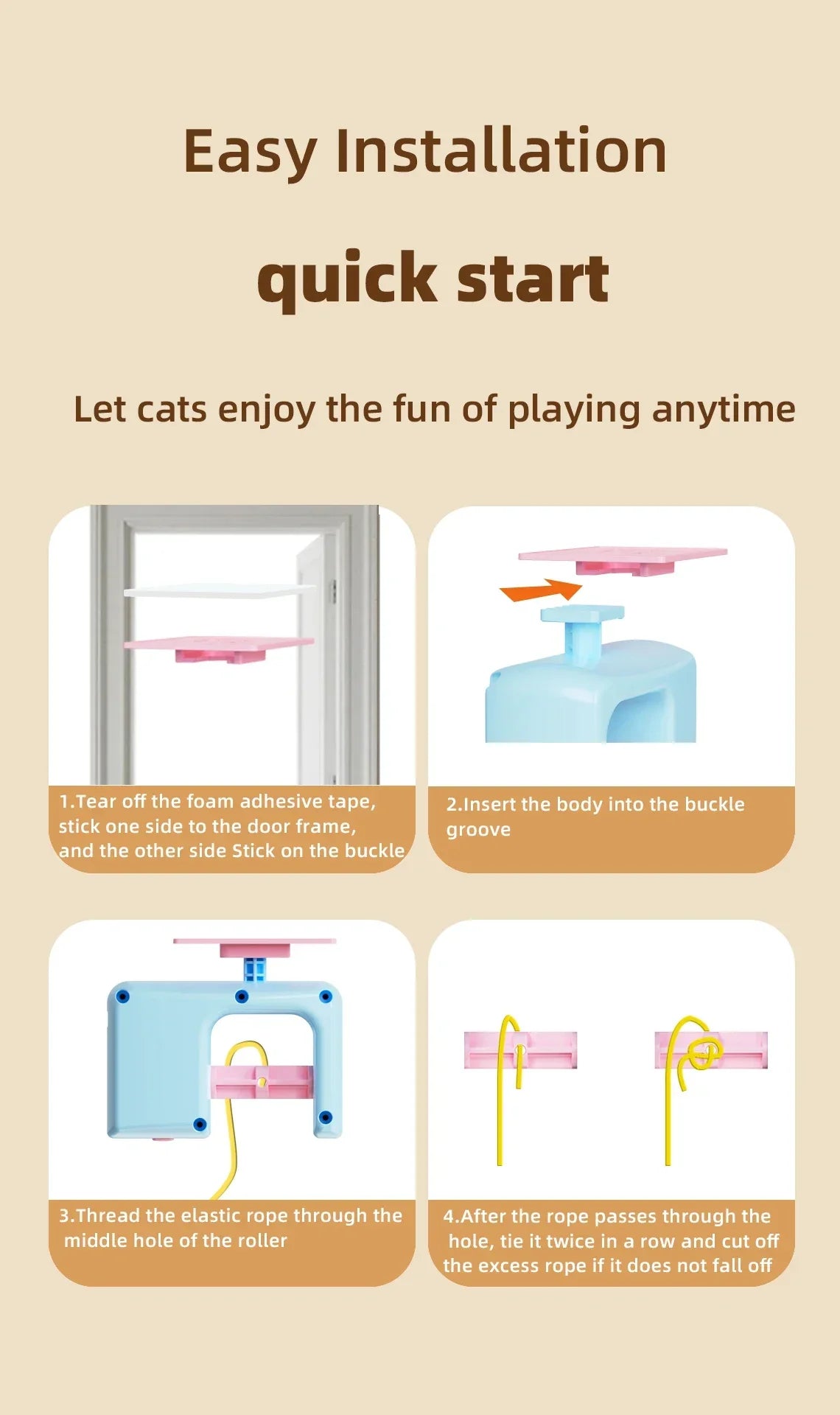 Door-Hanging Flying Bird Toy