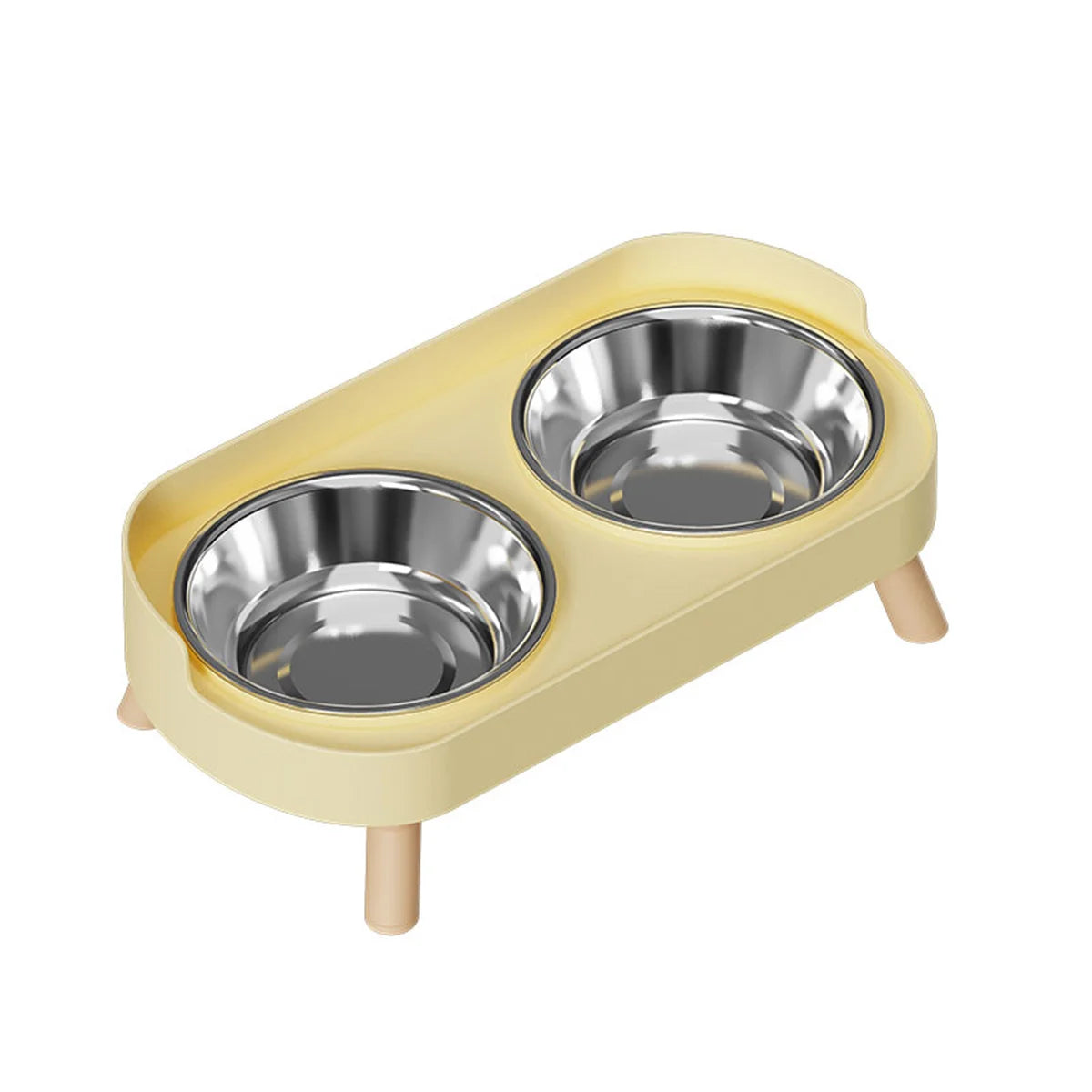Colourful Double Bowl Stand