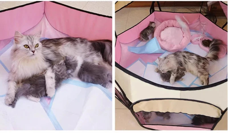 Octagonal Pop-Up Pet Tent