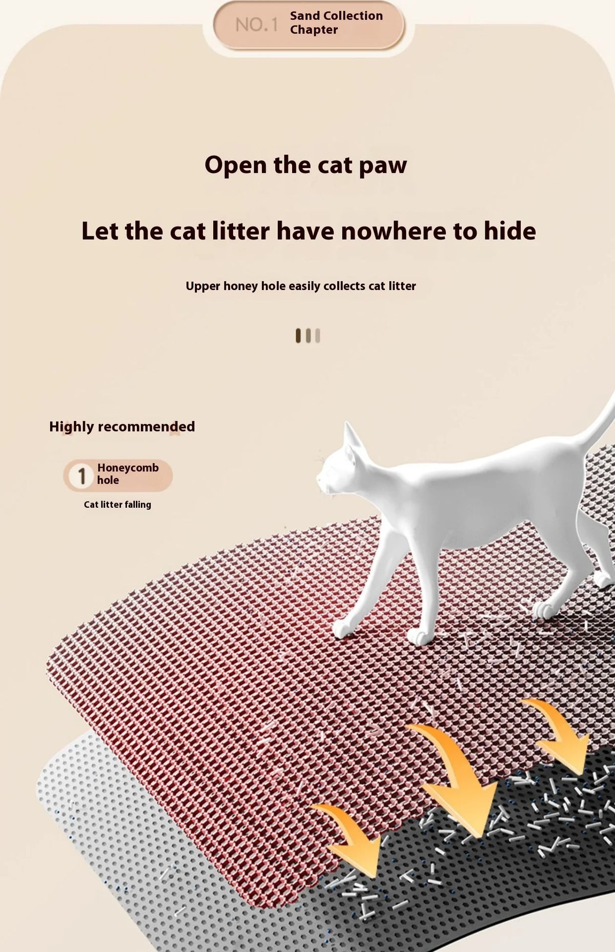 2-Layer Sand-Trapping Litter Mat