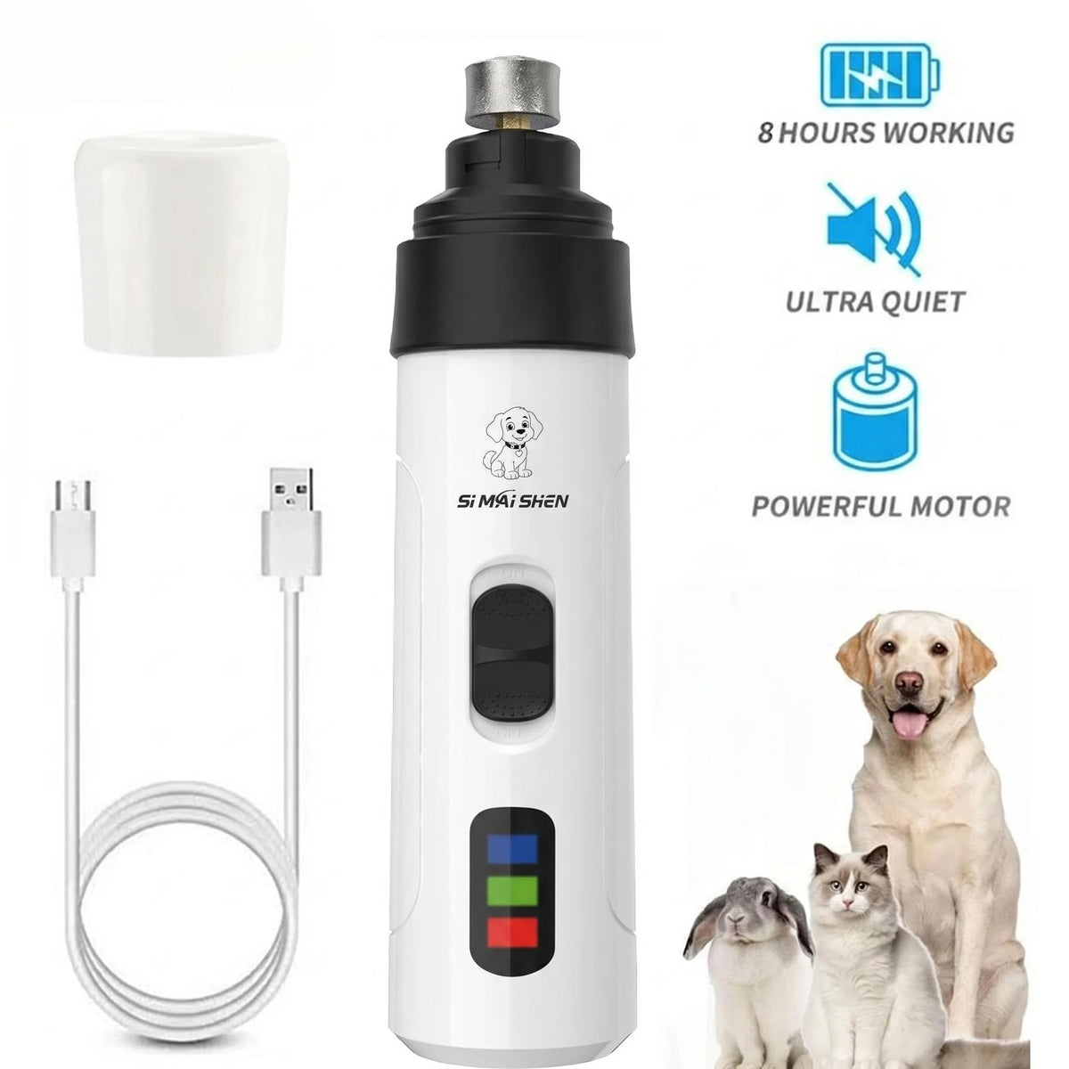 USB Rechargeable Nail Grinder