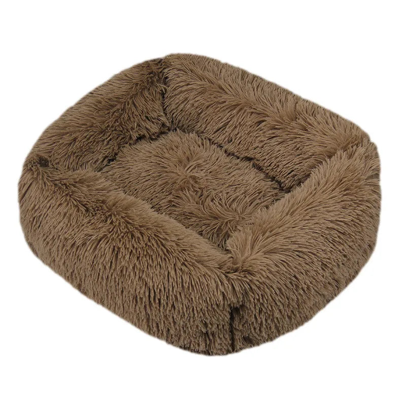 Square Long-Plush Dog Bed