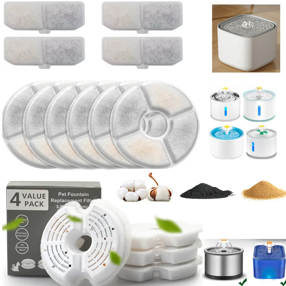 Replacement Fountain Filters (8 or 12)