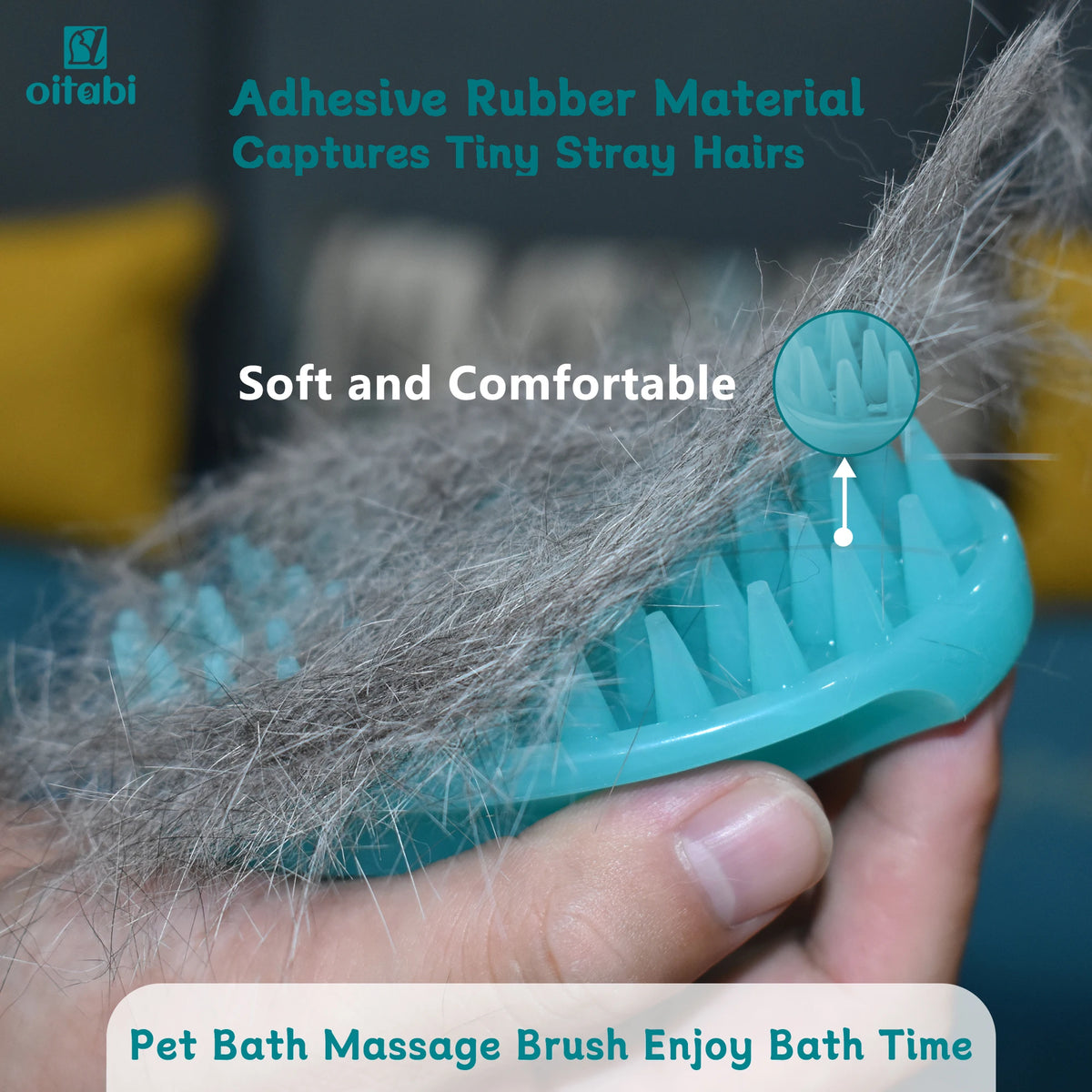 Soft Rubber Wet & Dry Brush