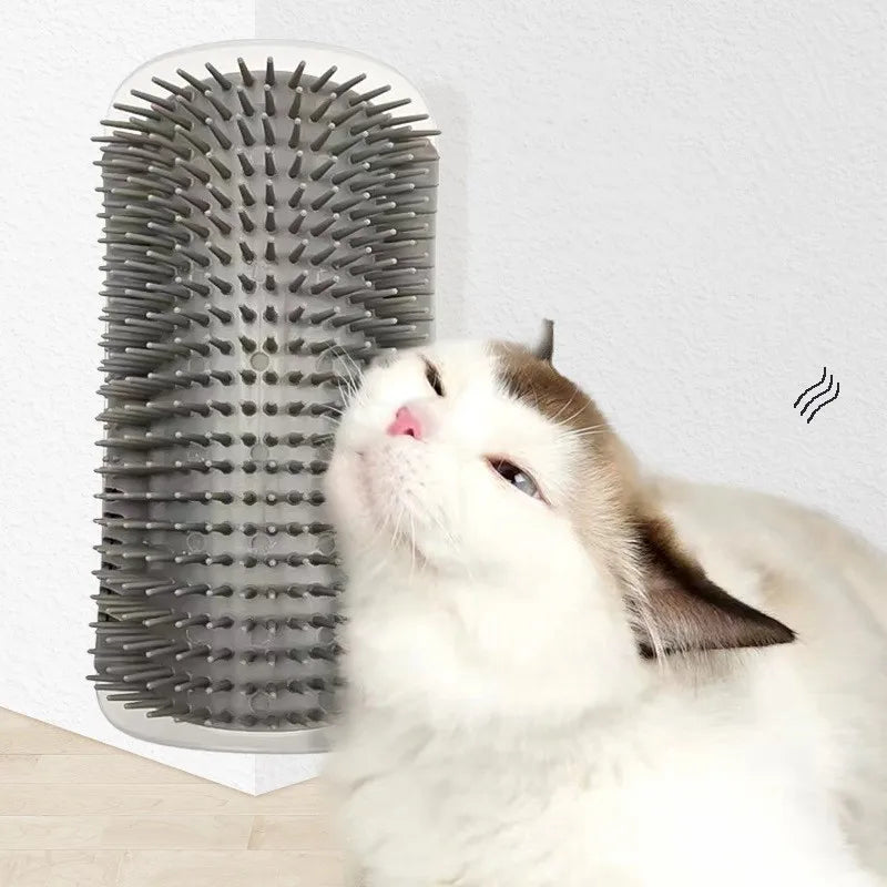 Corner Self-Groomer for Cats