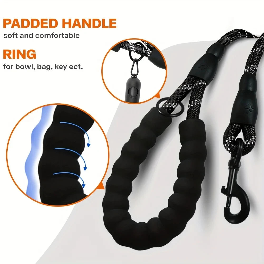 Reflective Padded-Handle Lead