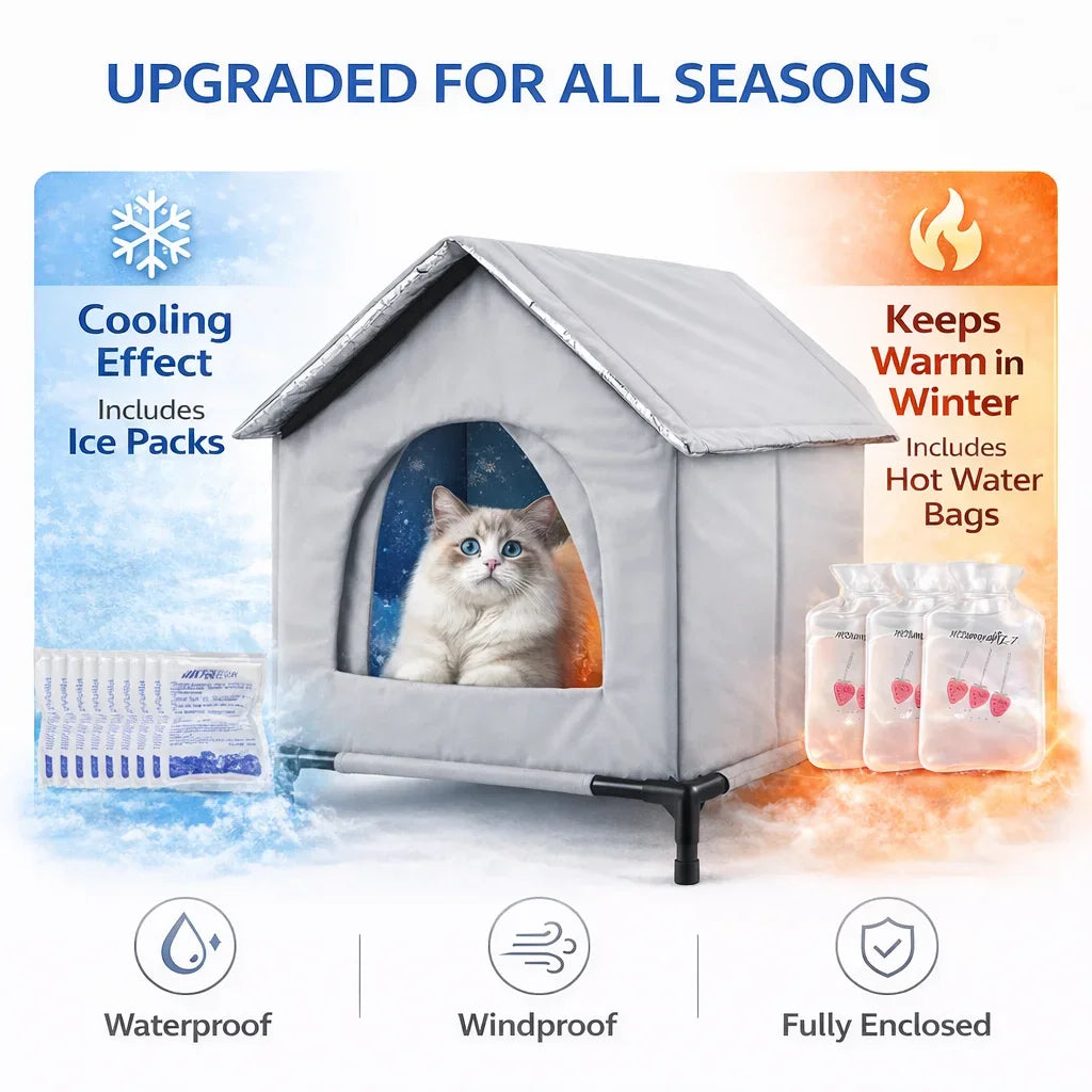 All-Season Waterproof Cat House